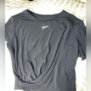 Nike Black Crop Top